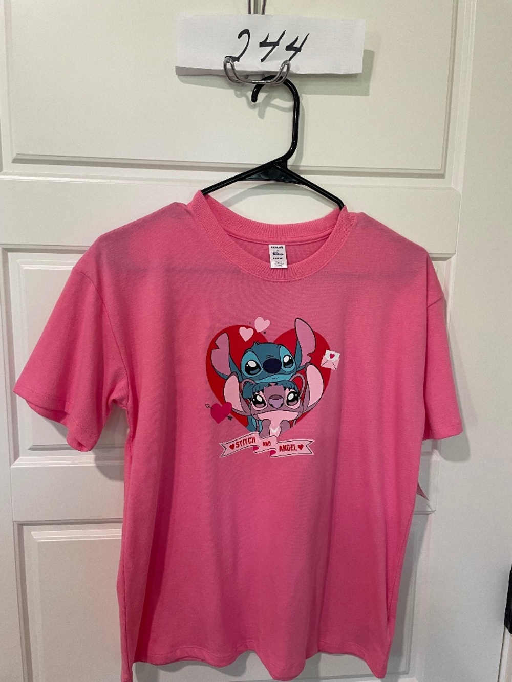 Old Navy (Disney) Stitch and Angel Girl's Short Sleeve Shirt